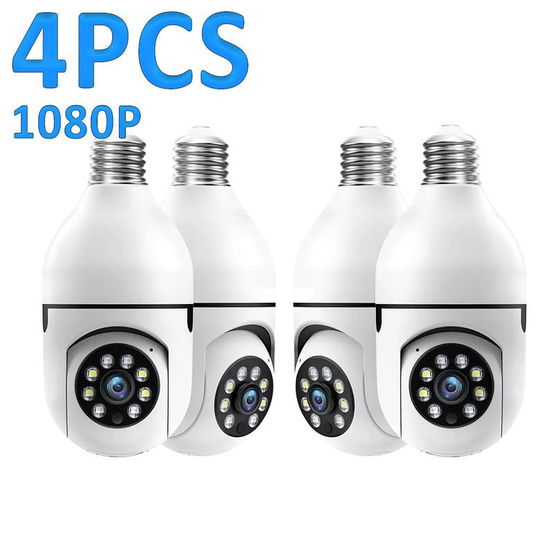 Noonkey 360° Bulb Security Camera – WiFi, Motion Tracking, Night Vision