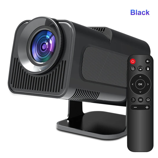  Proyector HY320 4K Nativo con Android 11, 390 ANSI, Doble WiFi6 y Bluetooth 5.0 | Cine Portátil para Interior y Exterior