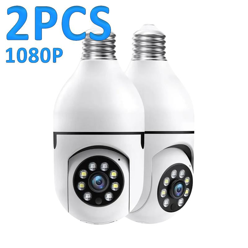 Noonkey 360° Bulb Security Camera – WiFi, Motion Tracking, Night Vision